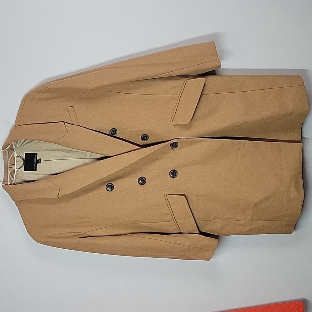 Banana Republic double breasted Camel tan coat